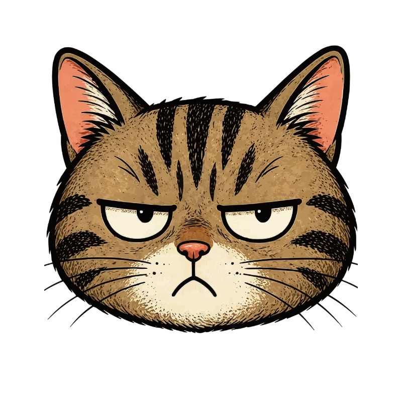 Dessin animé Grim Cat