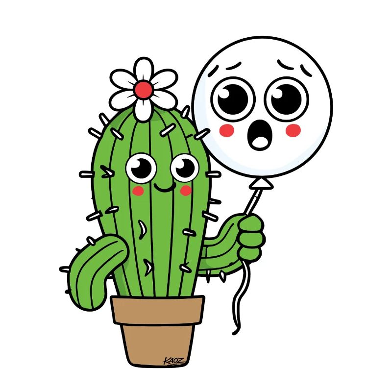 Cactus Buddy und Balloon Ghost
