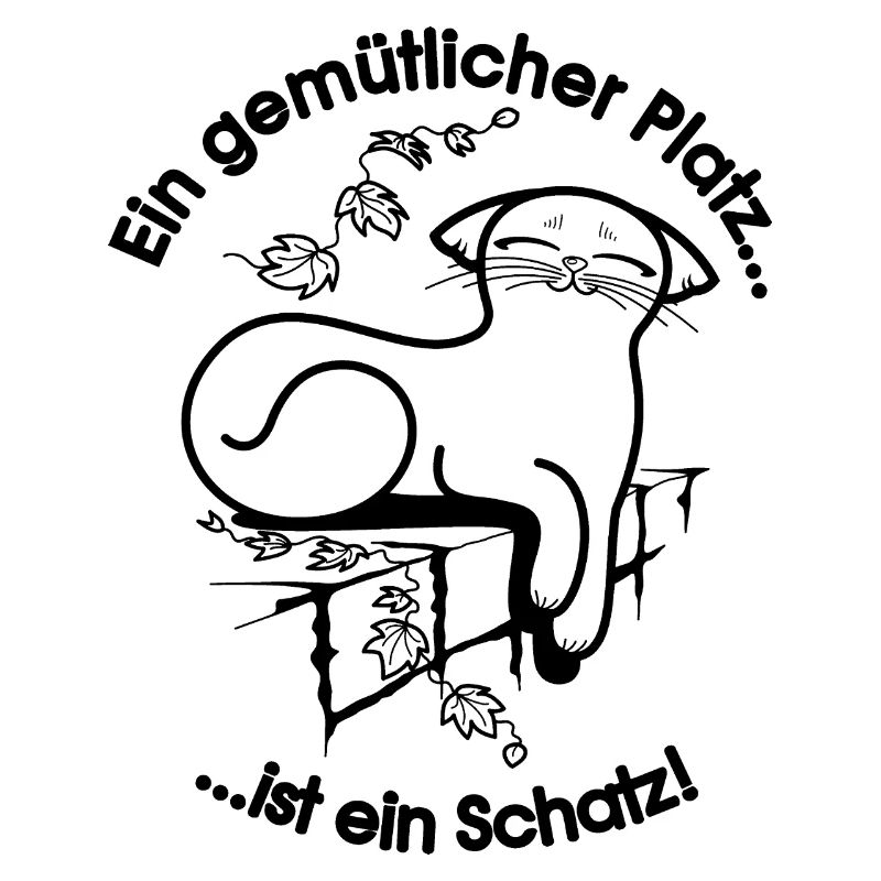 Gemütliche Katze