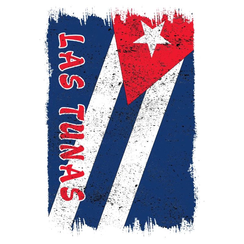 Drapeau vintage Las Tunas Cuba