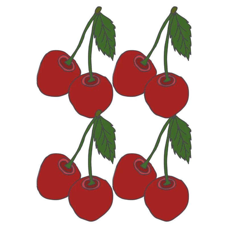 Cerises 4 fois