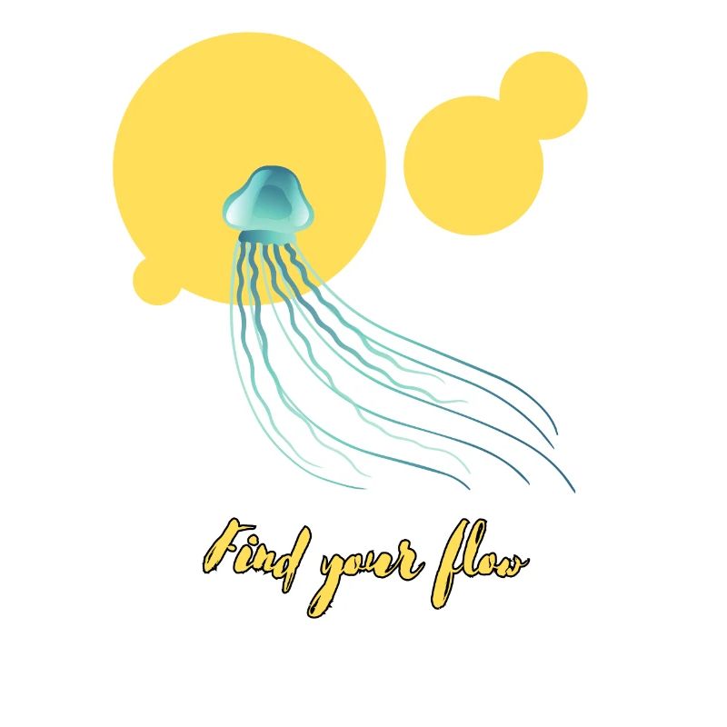 Find Your Flow – Glowing Jellyfish