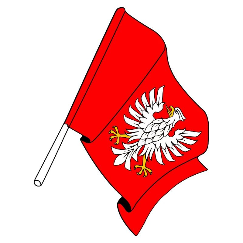 Drapeau : Mazovie, Pologne