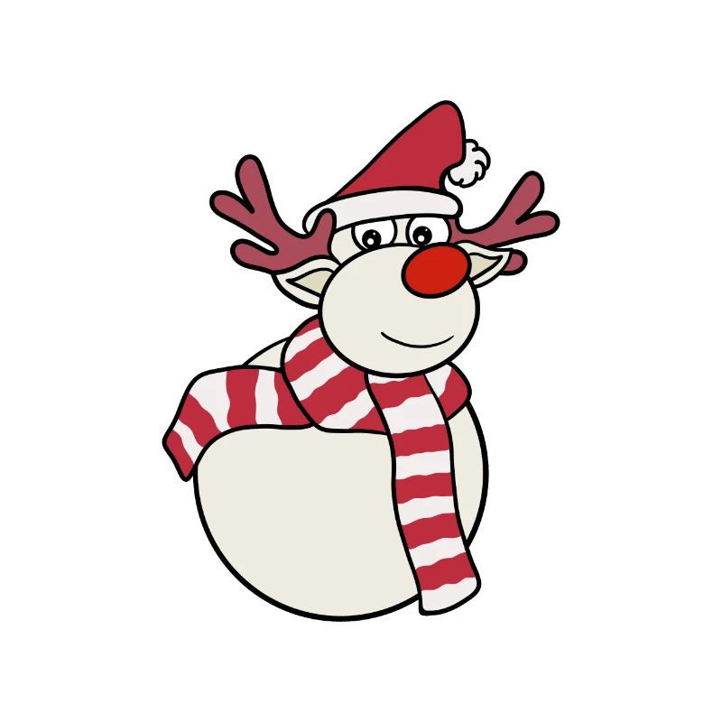 Reindeer Snowman