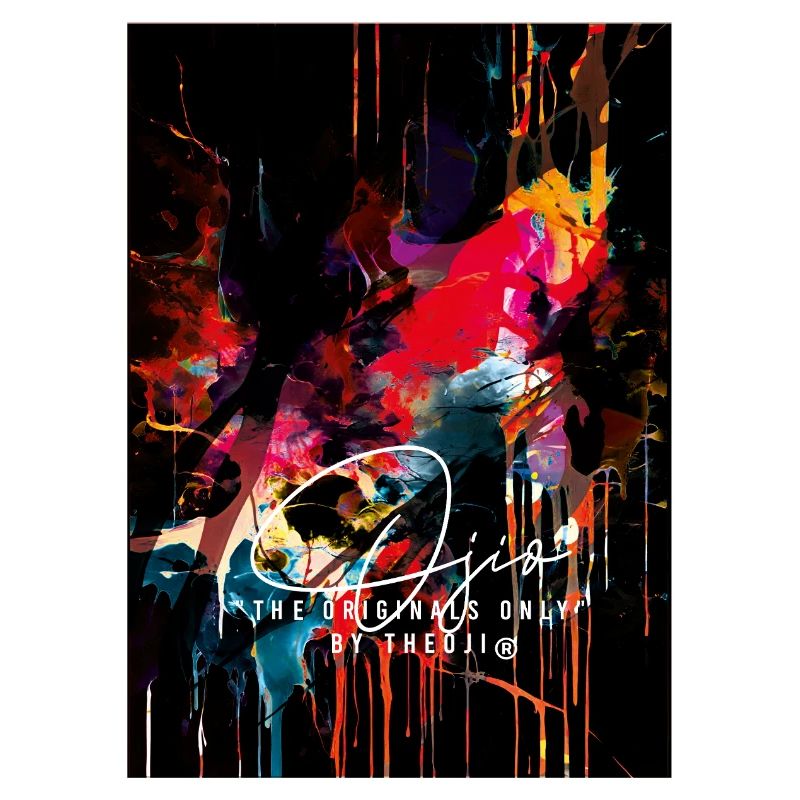 Ojio-Constellart- Explosion abstraite colorée
