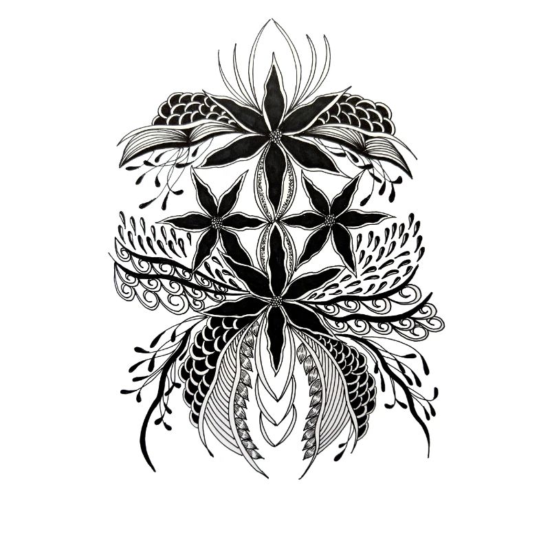 Blumen-Mandala Ornament