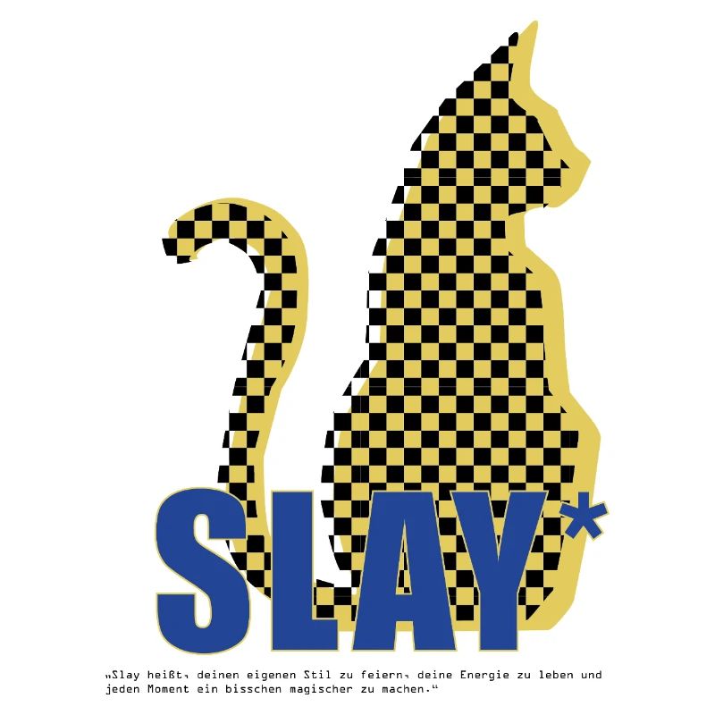 Slay Katze Checker Silhouette