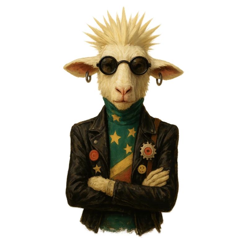 Punkgoat avec un groupe vedette