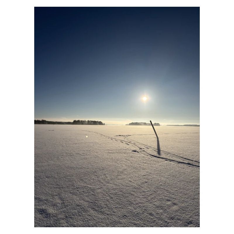 Wintermorgen am Saimaa-See