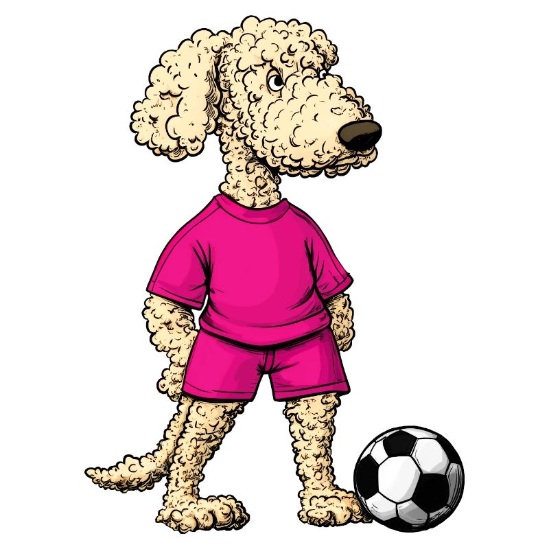 Fussball Pudel