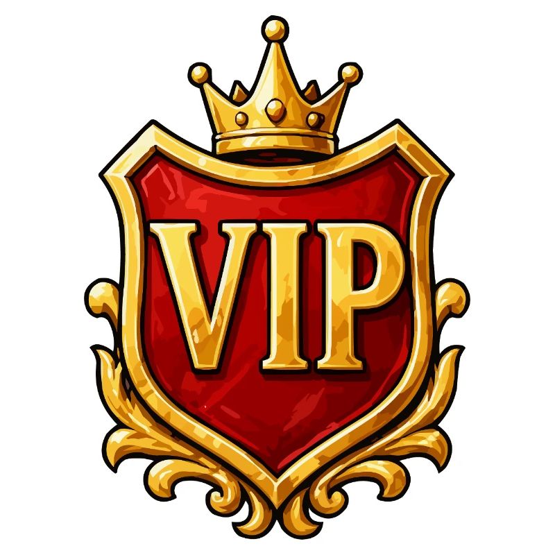 VIP Wappen Krone Emblem