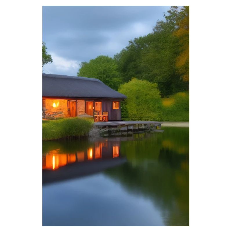 Charming lakeside cabin