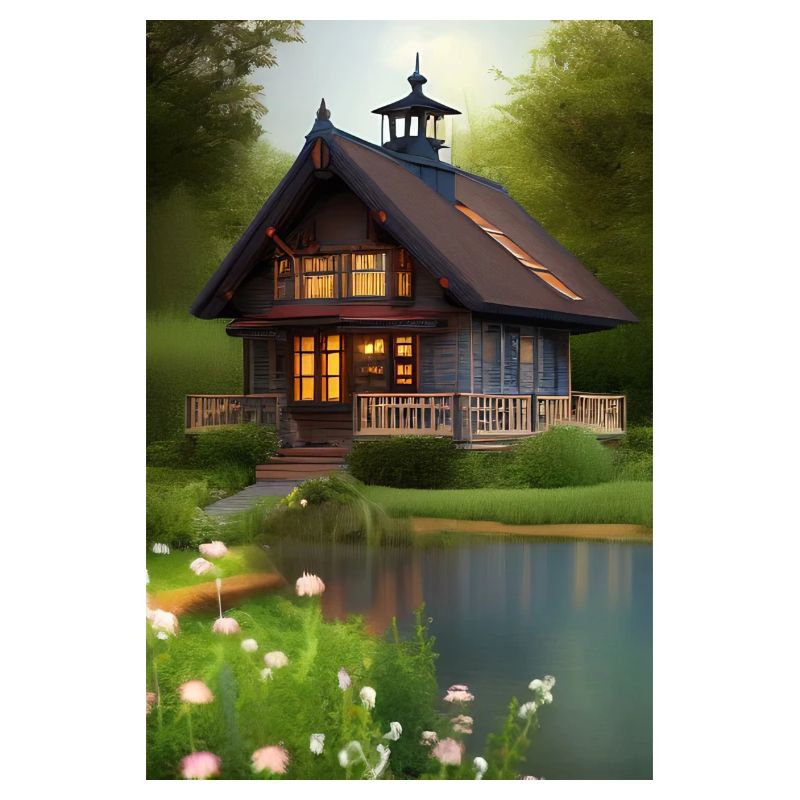 Charming lakeside cabin