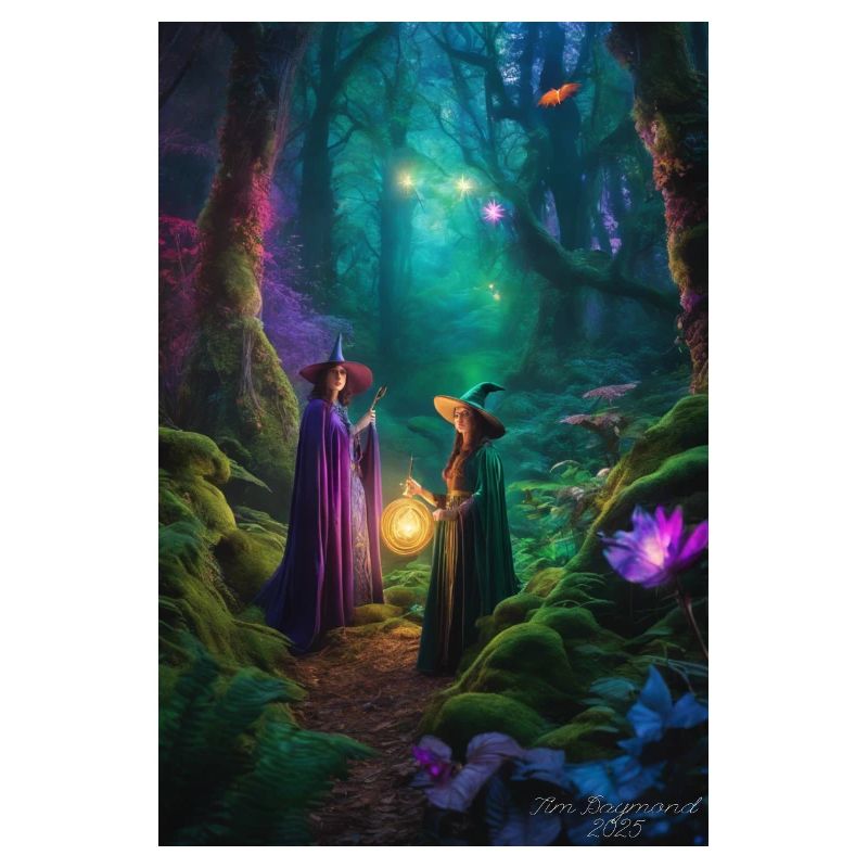 Moonlit Coven in Enchanted Forest