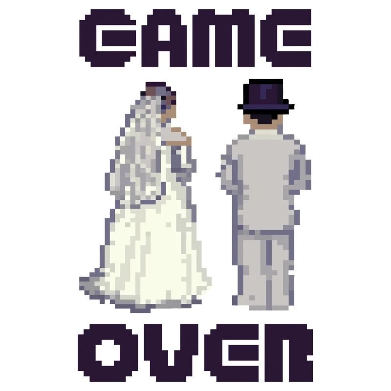 GAME OVER Junggesellenabschied Bräutigam