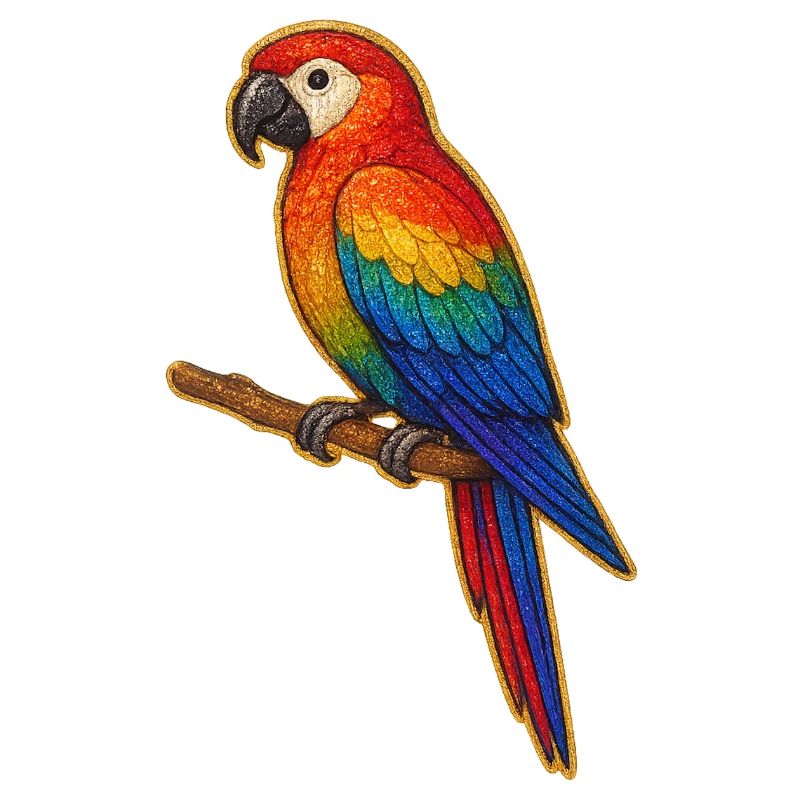 Colorful Parrot Patchwork