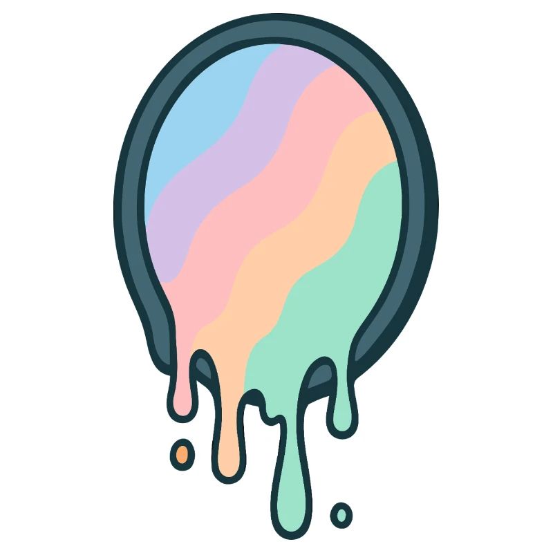 Melted Pastel Rainbow