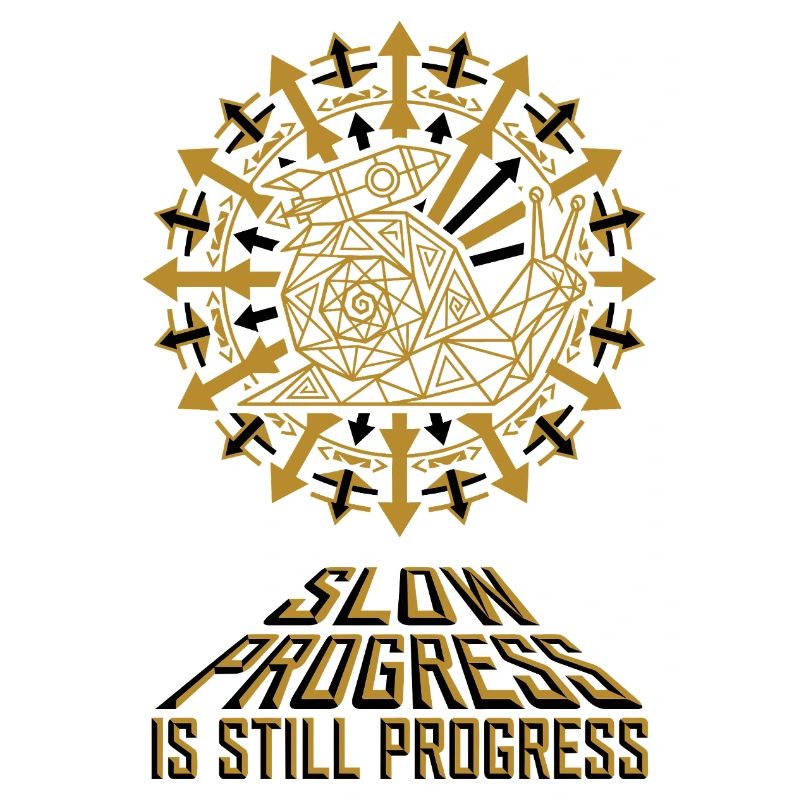 Slow Progress Raketen Schnecke
