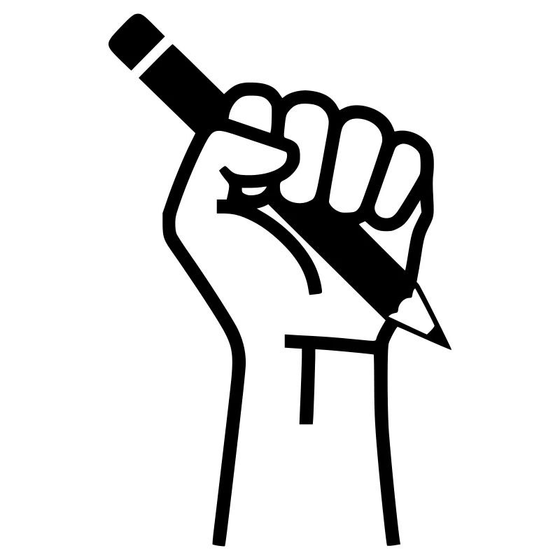 Hand Holding Pen Election Press