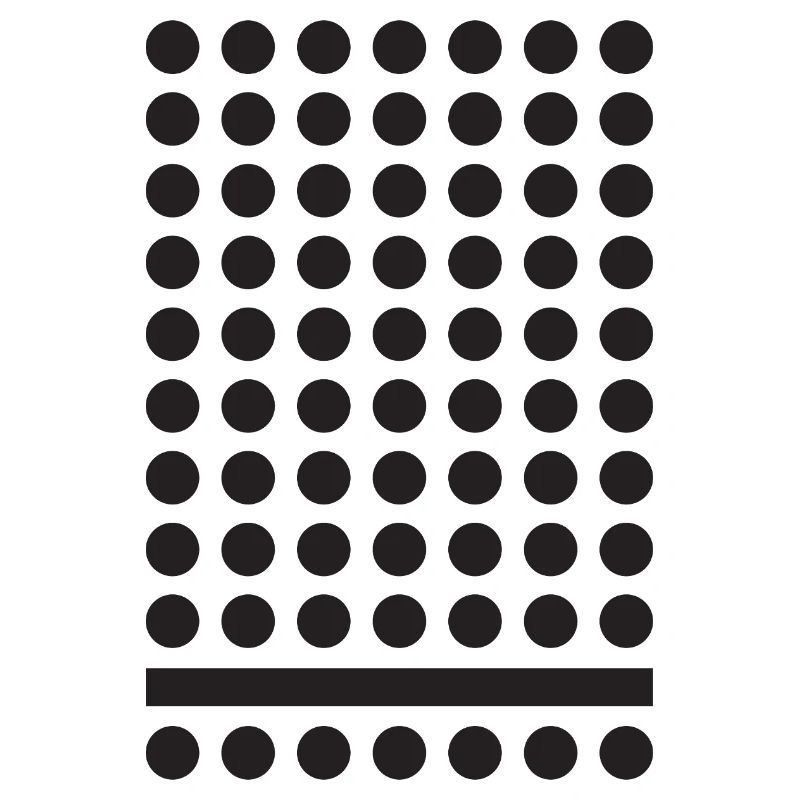 Monochrome Dot Grid Pattern