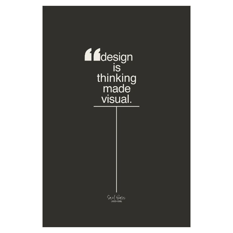Affiche visuelle Design is Thinking Made Visual