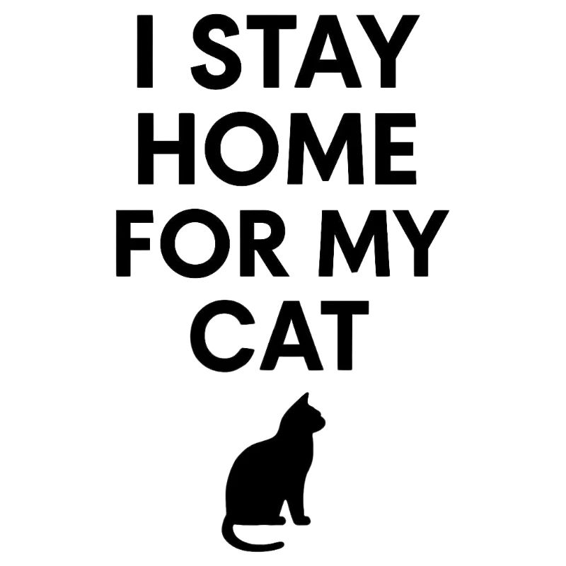 Je reste à la maison pour mon chat