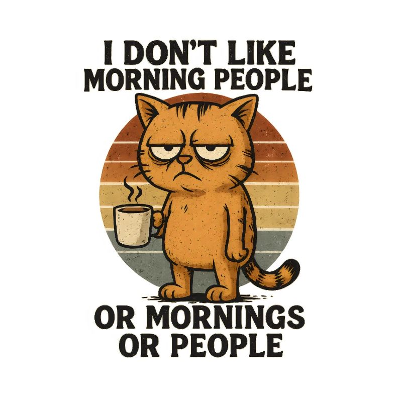 Morning grouch coffee is broken funny cats