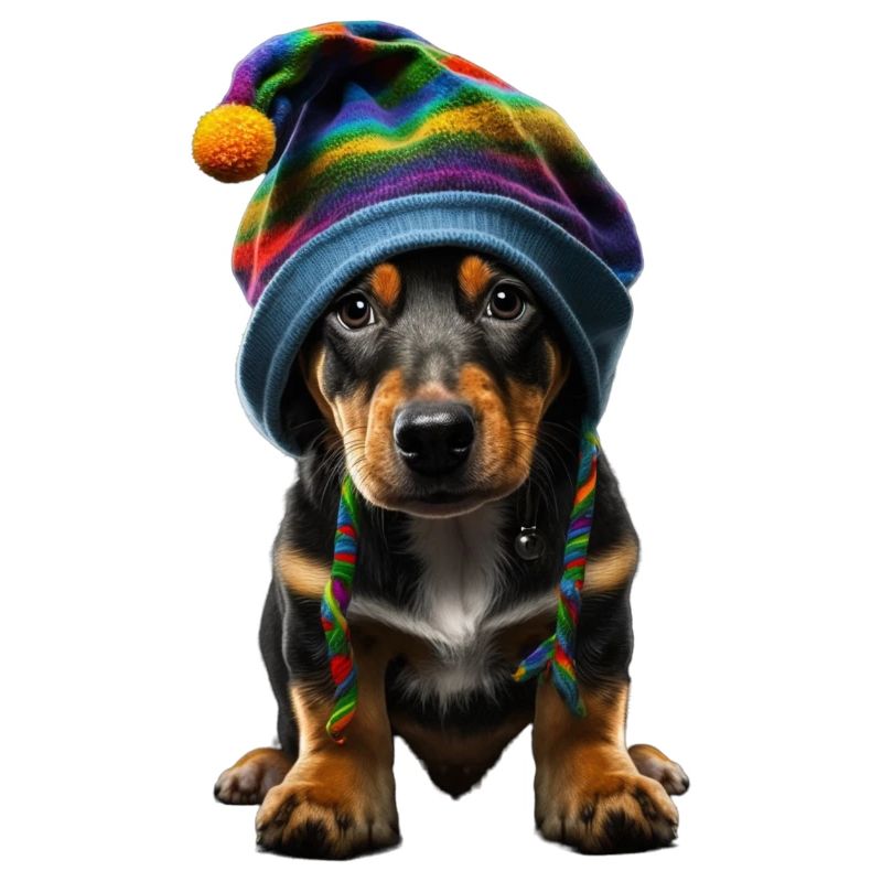 Pup élégant