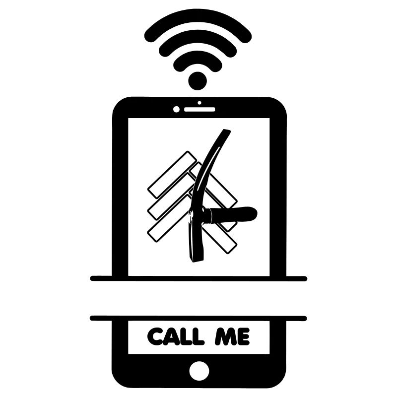 Appelez-moi pavé de téléphone