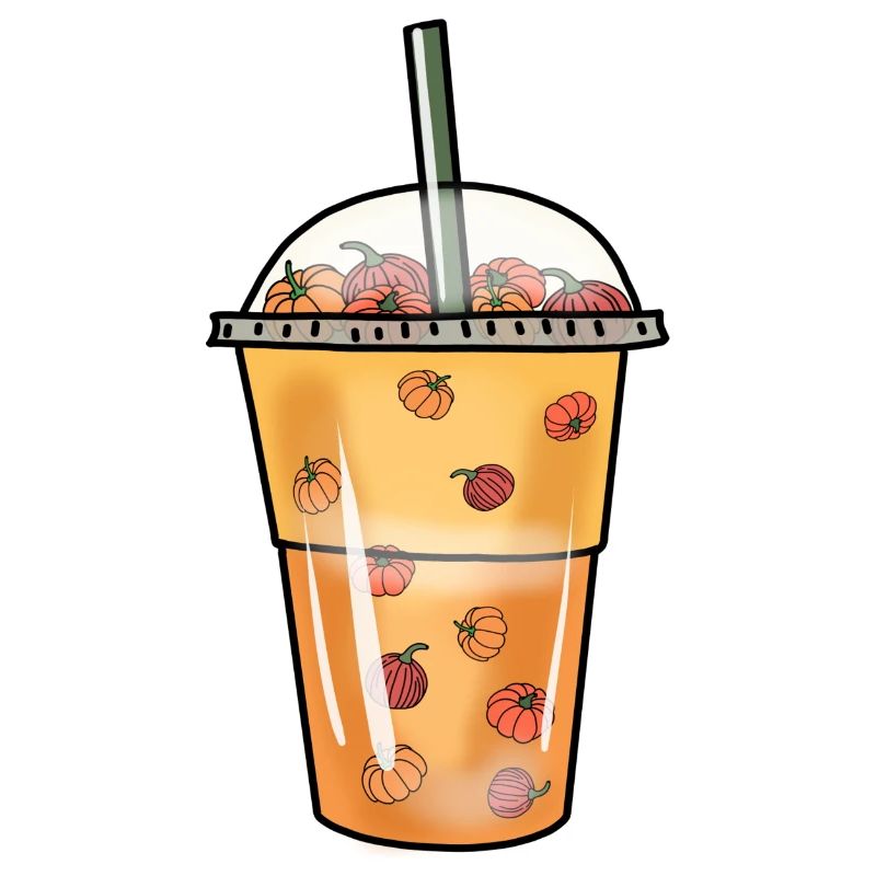 Bubble Tea Boba Boules de citrouille Halloween Mug