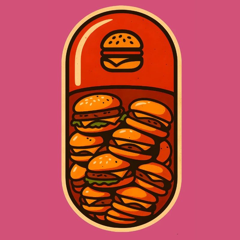 Drôle de hamburger Stack Lover Design