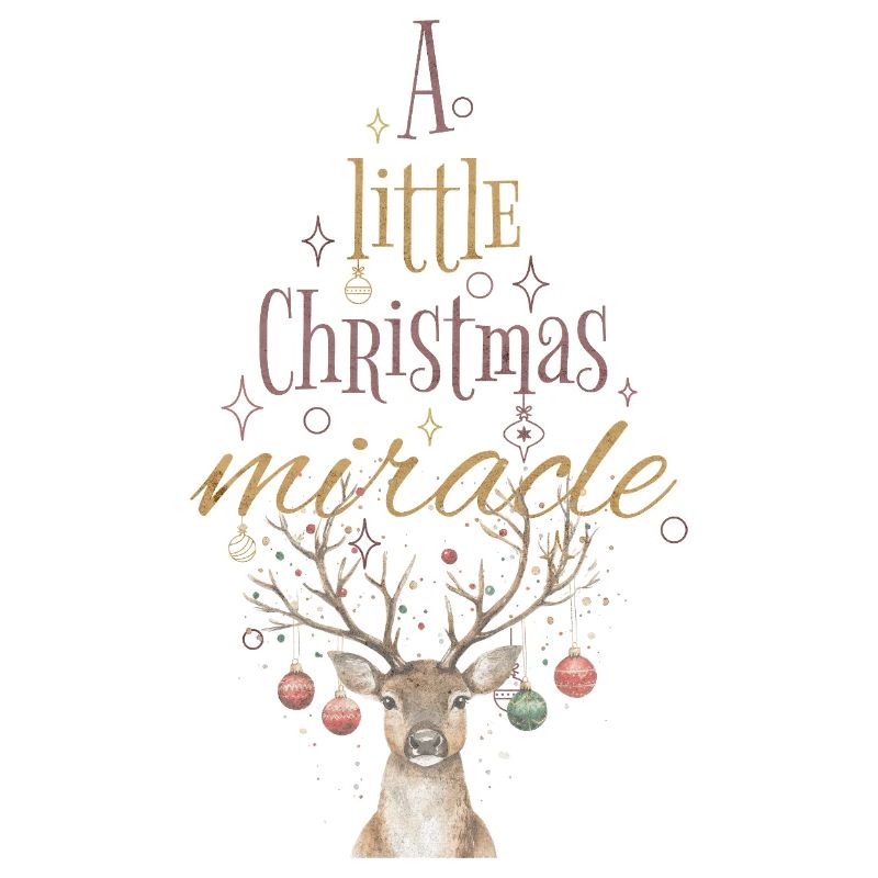Petit Noël Miracle Cerf Noël