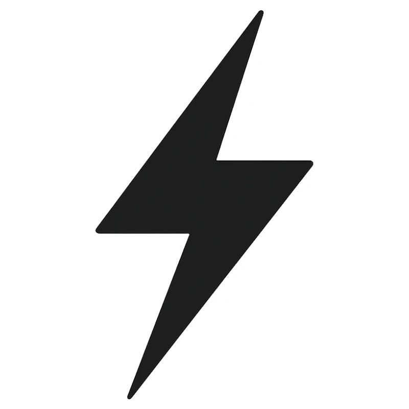Black Lightning Icon