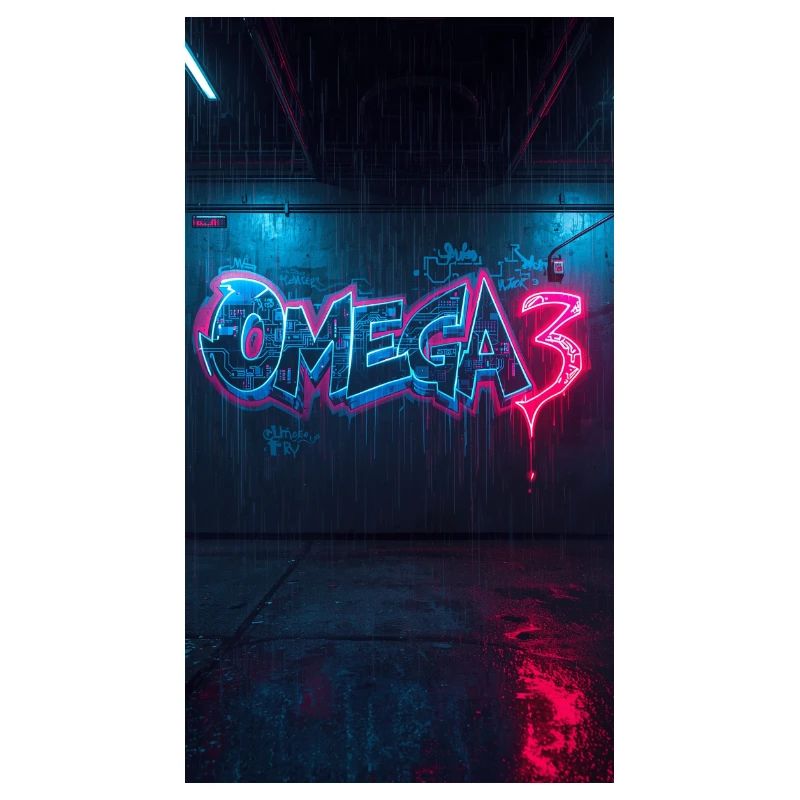 Omega3 Neon Graffiti