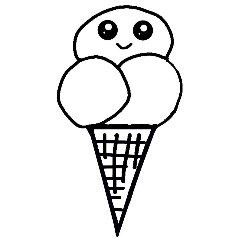 Eis Eiswaffel Eistüte Eiscreme Eiskrem