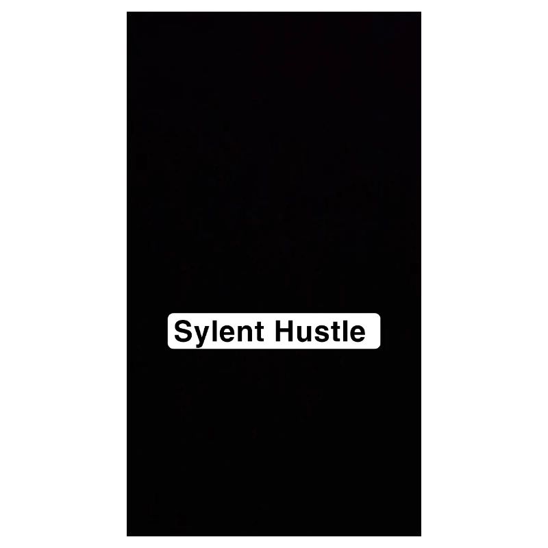 Sylent Hustle Noir Monochrome Tee