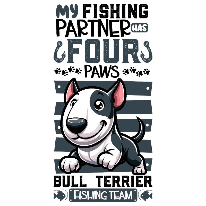 Pêche et Bull Terriers