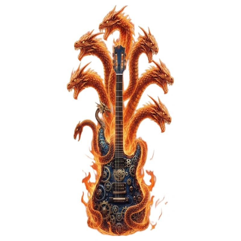 Fire Dragon Guitar Magic