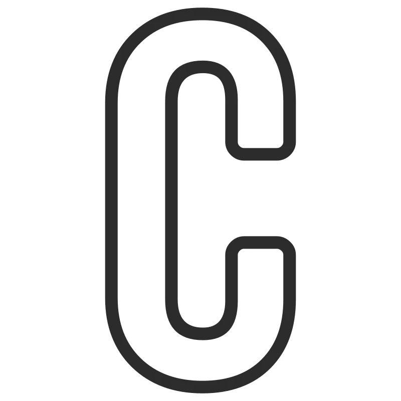 Typodesign de la lettre C