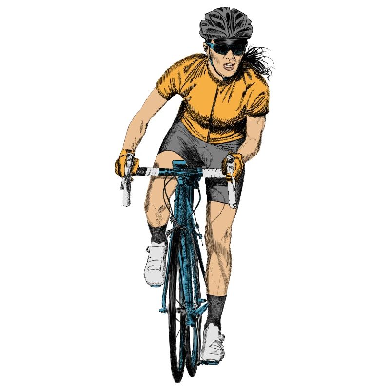Radfahrerin