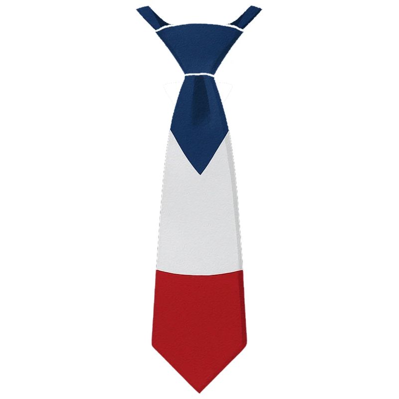 Cravate France – Conception du drapeau