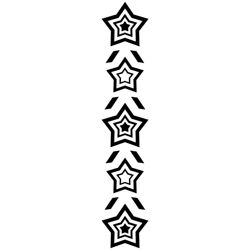 Rangée d’étoiles