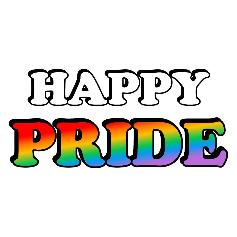 Pride Regenbogen Textdesign