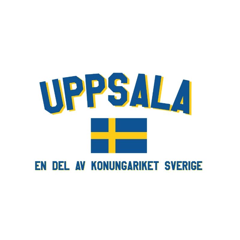 Logo d’Uppsala avec drapeau