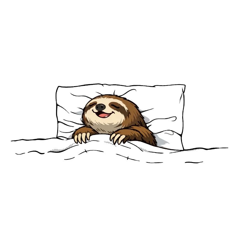 Sleeping Sloth – Cozy Chill Motif