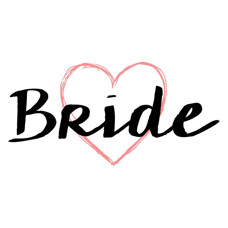 Mariage célibataire coeur de mariée