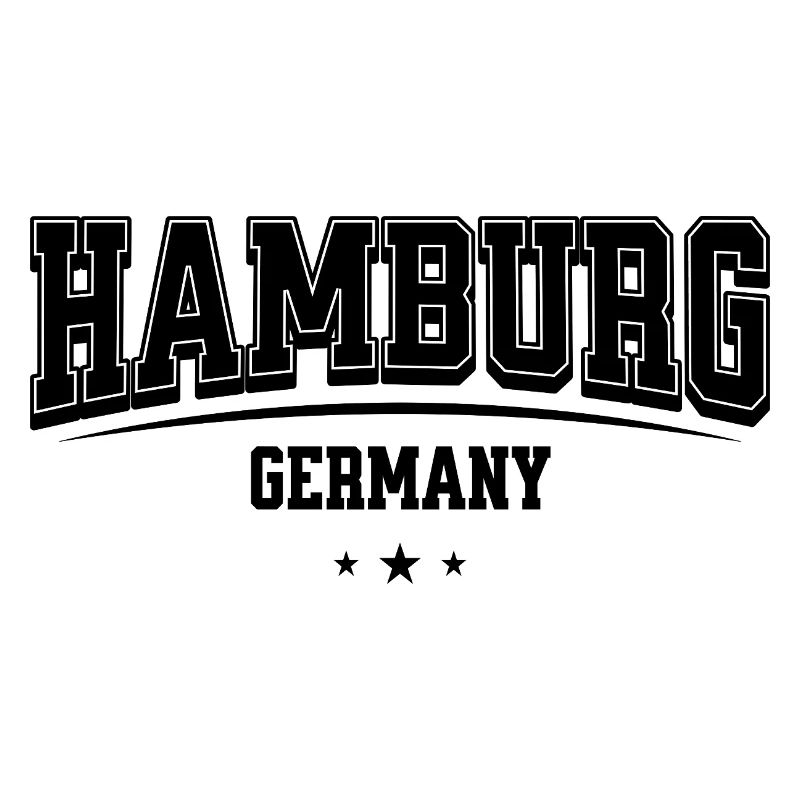 Lettrage Hambourg Varsity