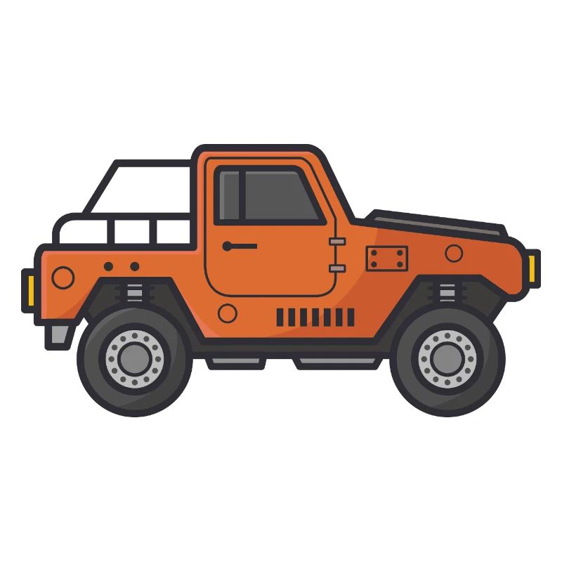 Dessin animé Jeep