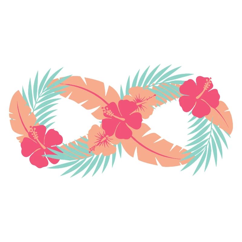 Tropical Hibiscus Circle