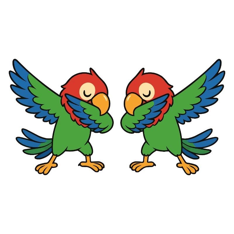 Bande dessinée Parrot Dabbing
